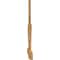 Ekena Millwork Kennewick Rough Sawn Timber Gable Bracket, Western Red Cedar, 96"W x 52"H x 2"D x 6"F, 13/12 Pitch GBW096X52X0206KEN00RWR - alternate 4